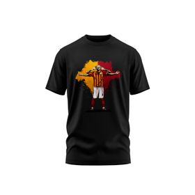 GS Store E232261 Galatasaray Icardi Siyah Erkek T-shirt