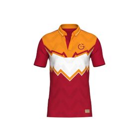 GS Store E232387 Sarı Kırmızı Galatasaray Okan Buruk Design Fc Erkek T-shirt