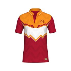 GS Store E232387 Sarı Kırmızı Galatasaray Okan Buruk Design Fc Erkek T-shirt