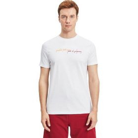 GS Store E241139 Galatasaray Beyaz Erkek T-shirt