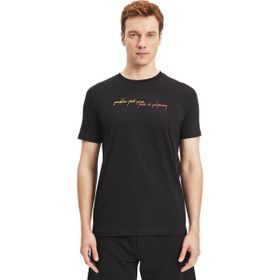 GS Store E241139 Galatasaray Siyah Erkek T-shirt