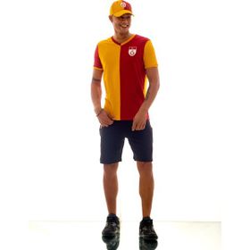 GS Store E88098 Sarı Kırmızı Galatasaray Metin Oktay Erkek T-shirt