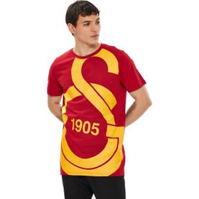 GS Store E88153 Kırmızı Galatasaray Büyük Logolu Tee Erkek T-shirt