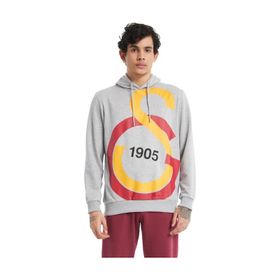 GS Store E88154 Gri Galatasaray Büyük Logolu Erkek Sweatshirt