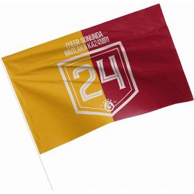 GS Store U241391 150x200 cm Galatasaray Elde Sallama Yatay Parçalı Bayrak