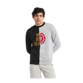 GS Store Y232023 Galatasaray Siyah Gri Melanj Erkek Sweatshirt