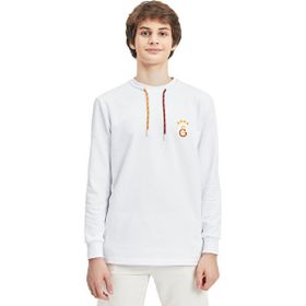 GS Store Y241215 Galatasaray Beyaz Erkek Sweatshirt