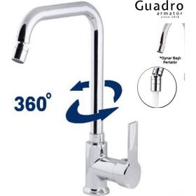 Guadro Armatür Guadro Krom Mutfak Eviye Bataryası