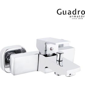 Guadro Armatür Krom Banyo Bataryası