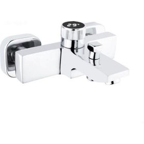 Guadro Armatür Krom Dereceli Dijital Banyo Bataryası