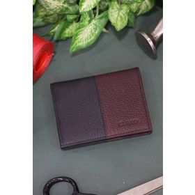 GUARD 1334.G.04/01 Mat Bordo/siyah Deri Erkek Cüzdan