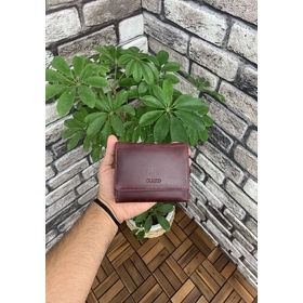 GUARD 214/C04.039 Bozuk Para Bölmeli Crazy Bordo Kadın Cüzdan