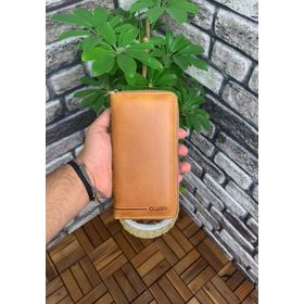 GUARD 3016.G.16 Antik Sarı Fermuarlı Portföy Cüzdan