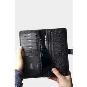 GUARD 3032.G.03LC Large Croco Taba Kart Ve Para Slotlu Deri Telefon Cüzdanı