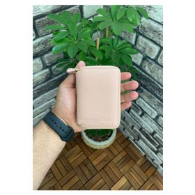 GUARD 796/C07.038 Fermuarlı Pudra Deri Mini Cüzdan