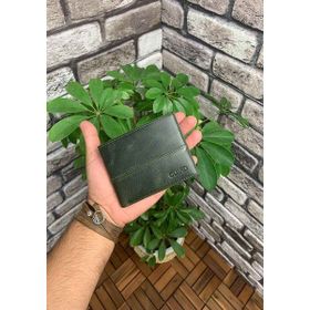 Guard Antik Yeşil İnce Klasik Deri Erkek Cüzdanı