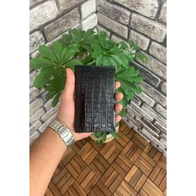 Guard Croco Baskılı Siyah Pasaport Kılıfı