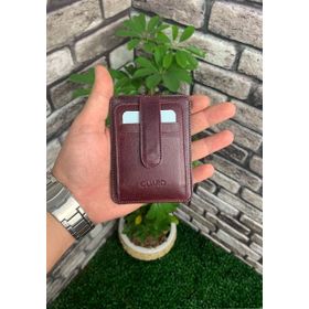 Guard Dikey Crazy Bordo Deri Kartlık