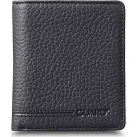 Guard GRD2403XW22130 Bozuk Para Girişli Mat Siyah Deri Erkek Cüzdanı