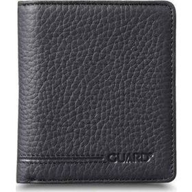 Guard GRD2403XW22130 Bozuk Para Girişli Mat Siyah Deri Erkek Cüzdanı