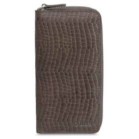 Guard GRD2403XW22162 Texas Kahverengi Baskılı Fermuarlı Portföy Cüzdan