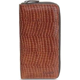 Guard GRD2403XW22163 Texas Taba Baskılı Fermuarlı Portföy Cüzdan