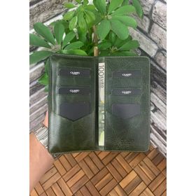 Guard GRD2403XW22469 Antik Yeşil Telefon Girişli El Portföyü