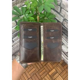 Guard GRD2403XW22470 Antik Kahverengi Telefon Girişli El Portföyü