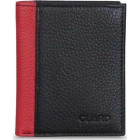 Guard GRD2403XW22505 Siyah Kırmızı Mini Deri Erkek Cüzdan