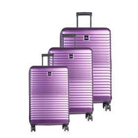 Guard GRD2403XW22548 Mürdüm Polikarbon Kırılmaz 3'lü Seyahat Valizi Set