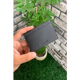 Guard Mat Siyah Deri Kartlık