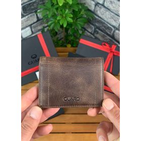 Guard Minimal Antik Kahve Deri Erkek Cüzdanı