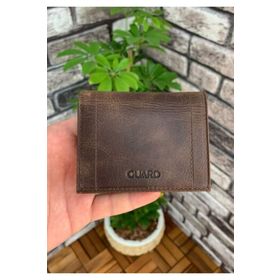 Guard Minimal Antik Kahve Deri Erkek Cüzdanı
