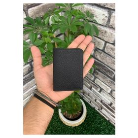 Guard Minimal Siyah Mat Deri Kartlık