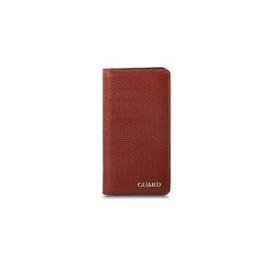 Guard P1420 Telefon Girişli Taba Lazer Baskı Hakiki Deri Unisex Cüzdan