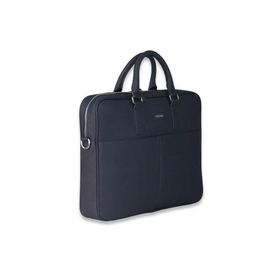 Guard P1886 Lacivert Laptop Girişli Hakiki Deri Evrak Çantası