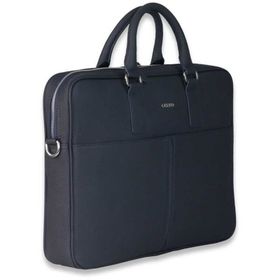 Guard P1886 Lacivert Laptop Girişli Hakiki Deri Evrak Çantası