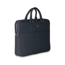 Guard P1886 Lacivert Laptop Girişli Hakiki Deri Evrak Çantası