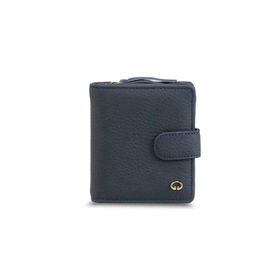 Guard P2266 Lacivert Çok Bölmeli Şık Hakiki Deri Kadın Cüzdanı