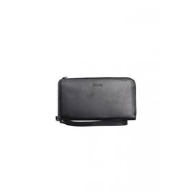 Guard P3043 Antik Siyah Çok Fonksiyonlu Hakiki Deri Unisex Cüzdan ve El Çantası