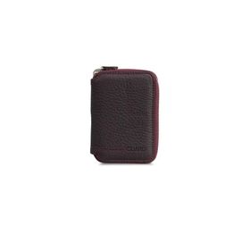 Guard P796 Bordo Fermuarlı Hakiki Deri Mini Cüzdan Erkek