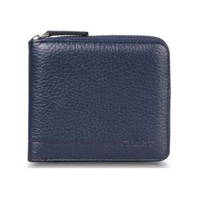 Guard P859 Retro Fermuarlı Hakiki Deri Erkek Lacivert Cüzdan