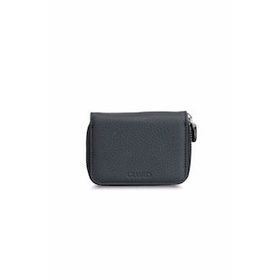 Guard Siyah Mat Mini Unisex Bozuk Paralıklı Kadın Cüzdanı