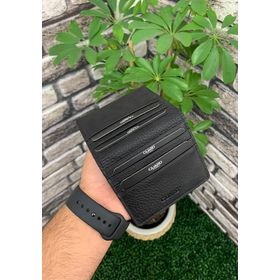 Guard Siyah Patlı Tasarım Deri Kartlık