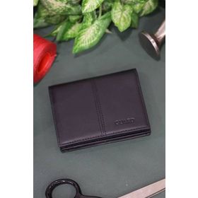 Guard T50 Mat Siyah Deri Erkek Cüzdanı