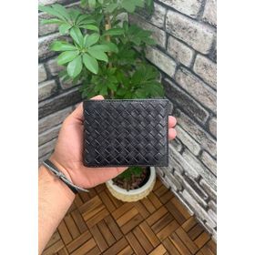 Guard T974 Örgü Desenli Siyah Deri Erkek Cüzdanı
