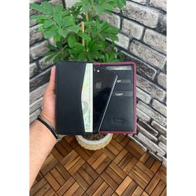 Guard Telefon Girişli Bordo Siyah Deri Portföy Cüzdan