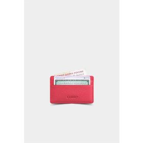 Guard Ultra İnce Unisex Kırmızı Minimal Deri Kartlık
