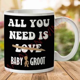 Guardians of the Galaxy All You Need Is Baby Groot Baskılı Kupa