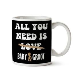 Guardians of the Galaxy All You Need Is Baby Groot Baskılı Kupa